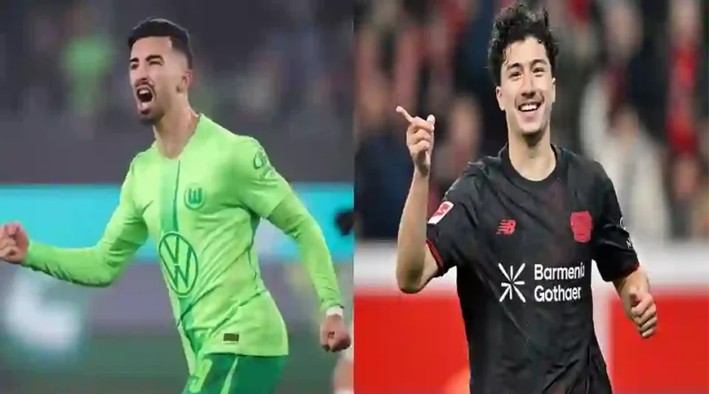 الدوري الألماني : إبراهيم مازة يتوهج في ليلة تاريخية: باير ليفركوزن يسحق فولفسبورغ (6-3) – فيديو الدوري الألماني : إبراهيم مازة يتوهج في ليلة تاريخية: باير ليفركوزن يسحق فولفسبورغ (6-3) – فيديو